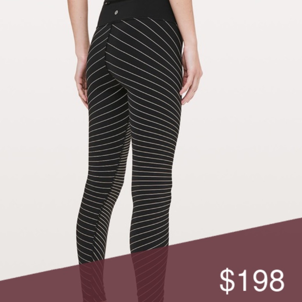 RARE reflective lulu lemon leggings!!